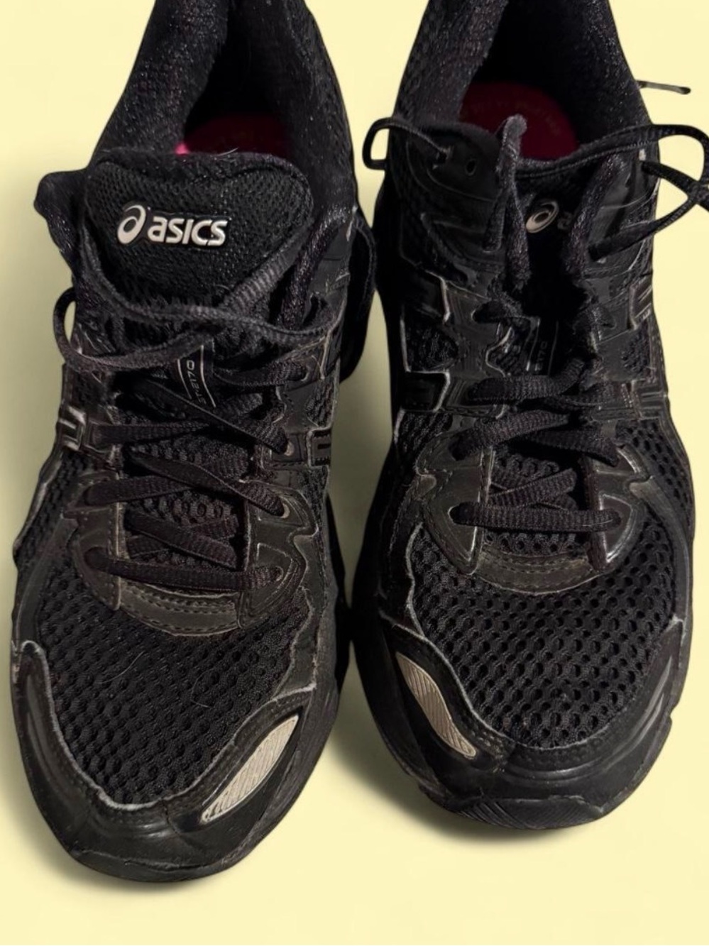 ASICS Black Women's Athletic Running/ Cheer Shoes